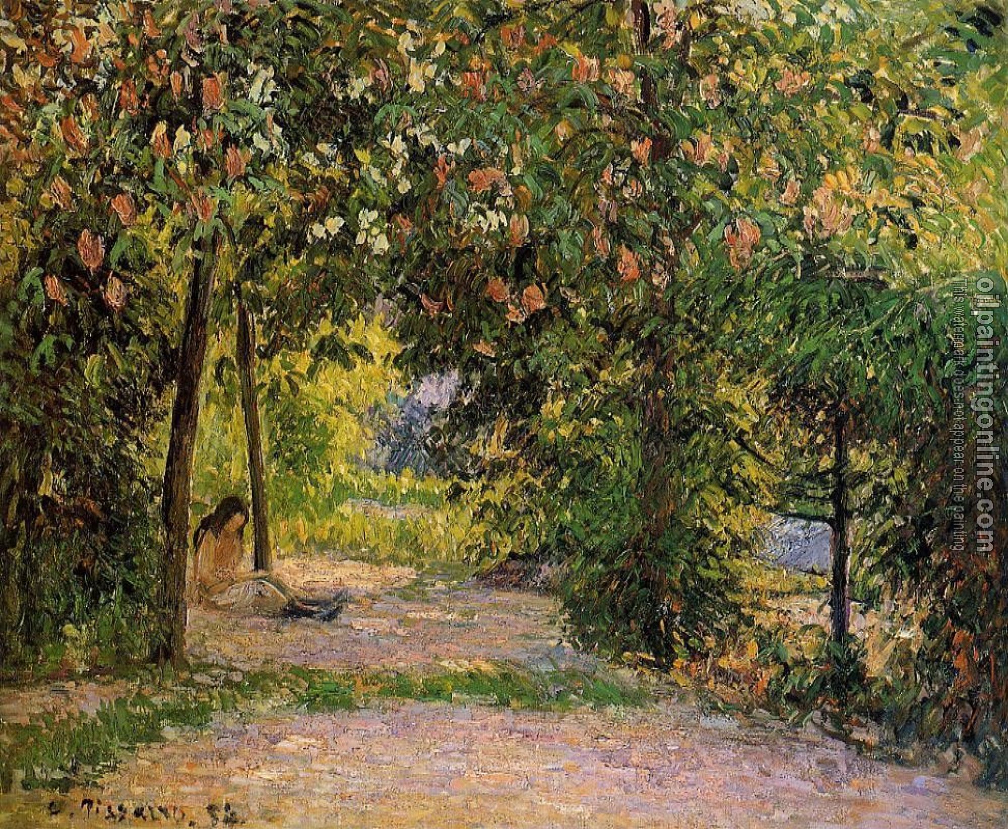 Pissarro, Camille - The Garden in Spring, Eragny